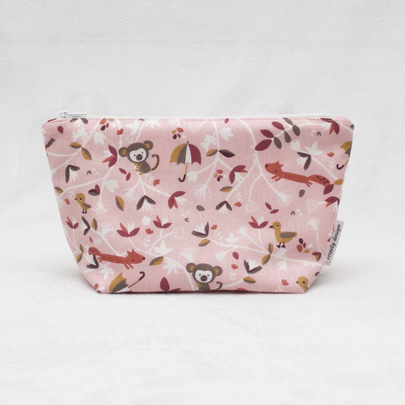 Trousse de rangement " Renard rose"