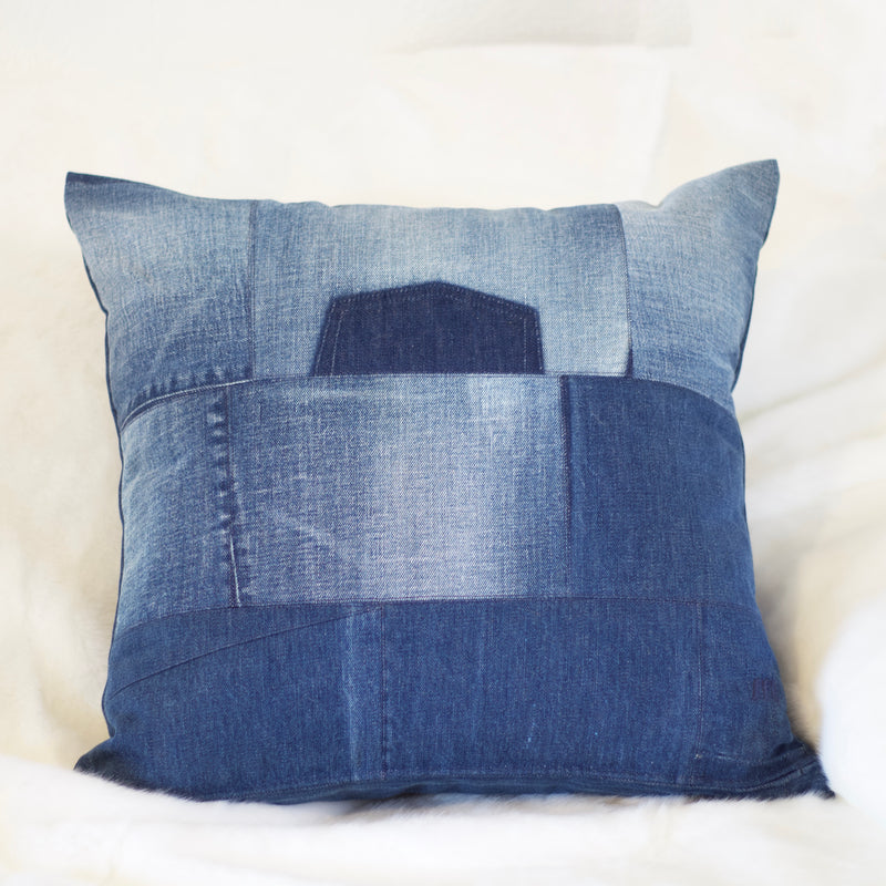 Coussin "Jeans"